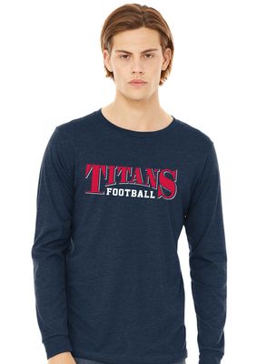 Centennial Football - Arched - Bella+Canvas Long Sleeve