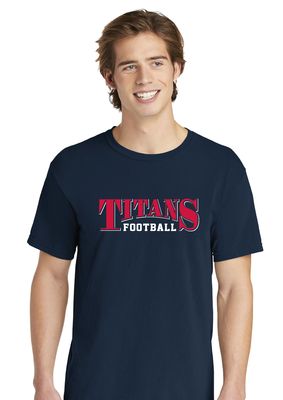 Centennial Football - Arched - Comfort Colors Short Sleeve