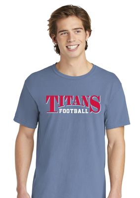 Centennial Football - Arched - Comfort Colors Short Sleeve