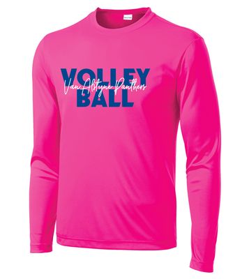 Paw Shop VB - Bold Script - Dri Fit Long Sleeve