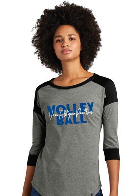 Paw Shop VB - Bold Script - 3/4 Sleeve Baseball Raglan Tee