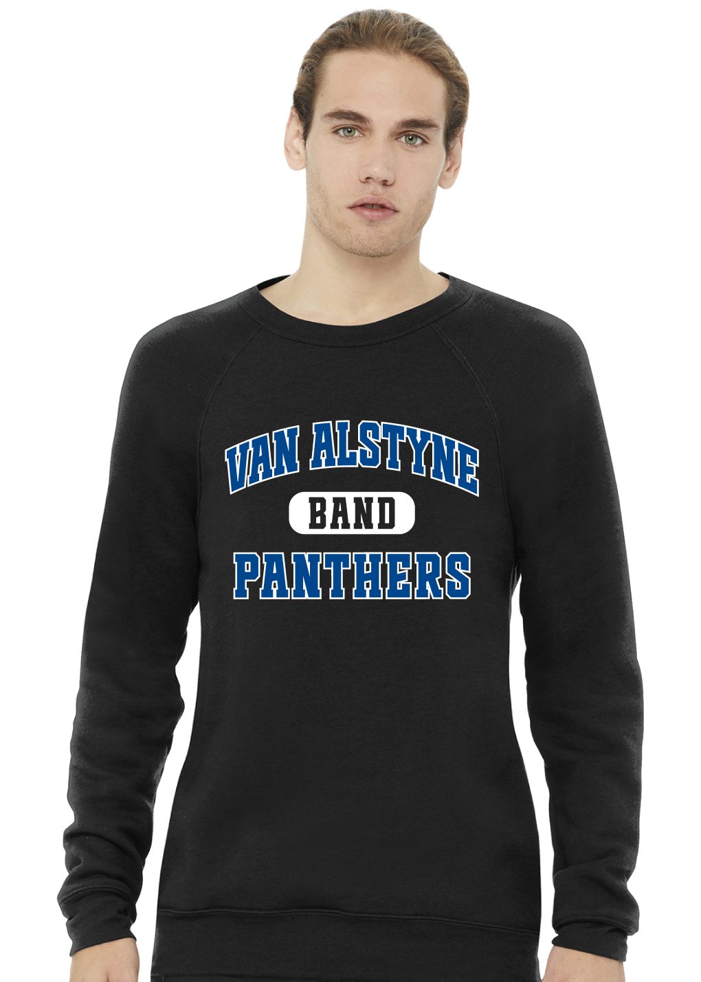 Paw Shop Band - Varsity - Bella+Canvas Crew Sweatshirt