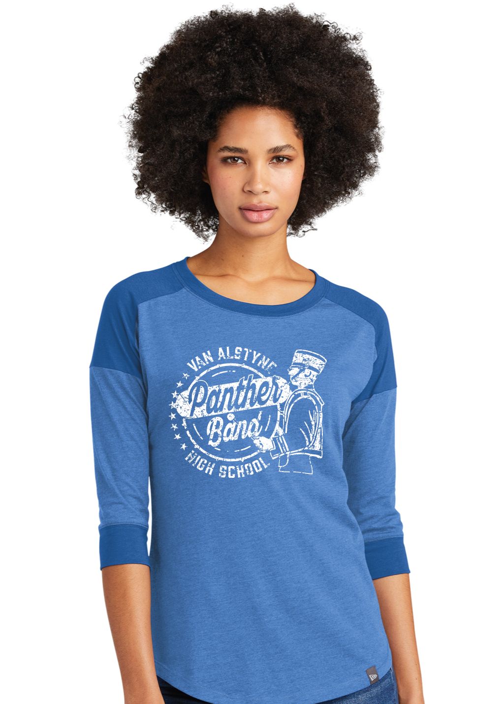 Paw Shop Band - Big Drum - 3/4 Sleeve Baseball Raglan Tee