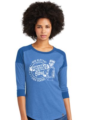 Paw Shop Band - Big Drum - 3/4 Sleeve Baseball Raglan Tee