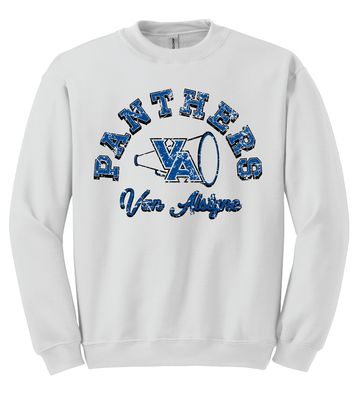 Paw Shop Cheer - Megaphone - Crew Sweatshirt