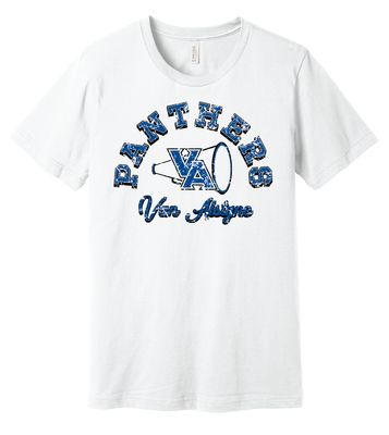 Paw Shop Cheer - Megaphone - Bella+Canvas Short Sleeve