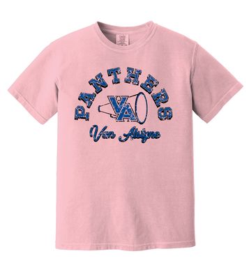 Paw Shop Cheer - Megaphone - Comfort Colors Short Sleeve