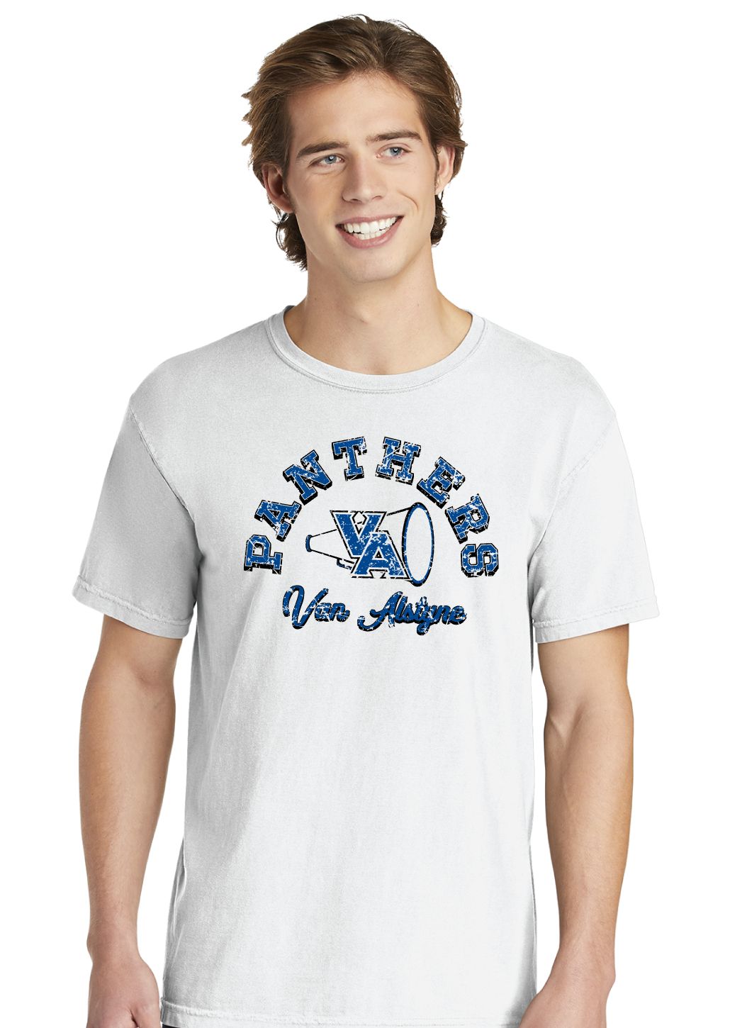 Paw Shop Cheer - Megaphone - Comfort Colors Short Sleeve