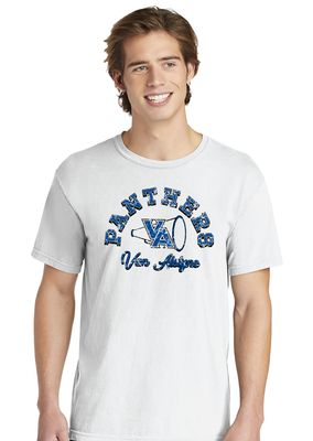Paw Shop Cheer - Megaphone - Comfort Colors Short Sleeve