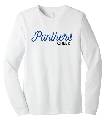 Paw Shop Cheer - Script - Bella+Canvas Long Sleeve