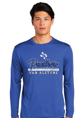 Paw Shop - Script Panthers - Dri-Fit  Long Sleeve
