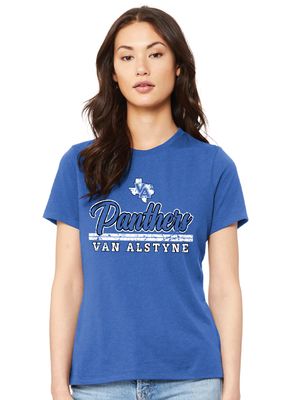 Paw Shop - Script Panthers - Bella+Canvas Ladies
