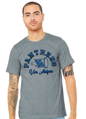 Paw Shop Cheer - Megaphone - Bella+Canvas Short Sleeve