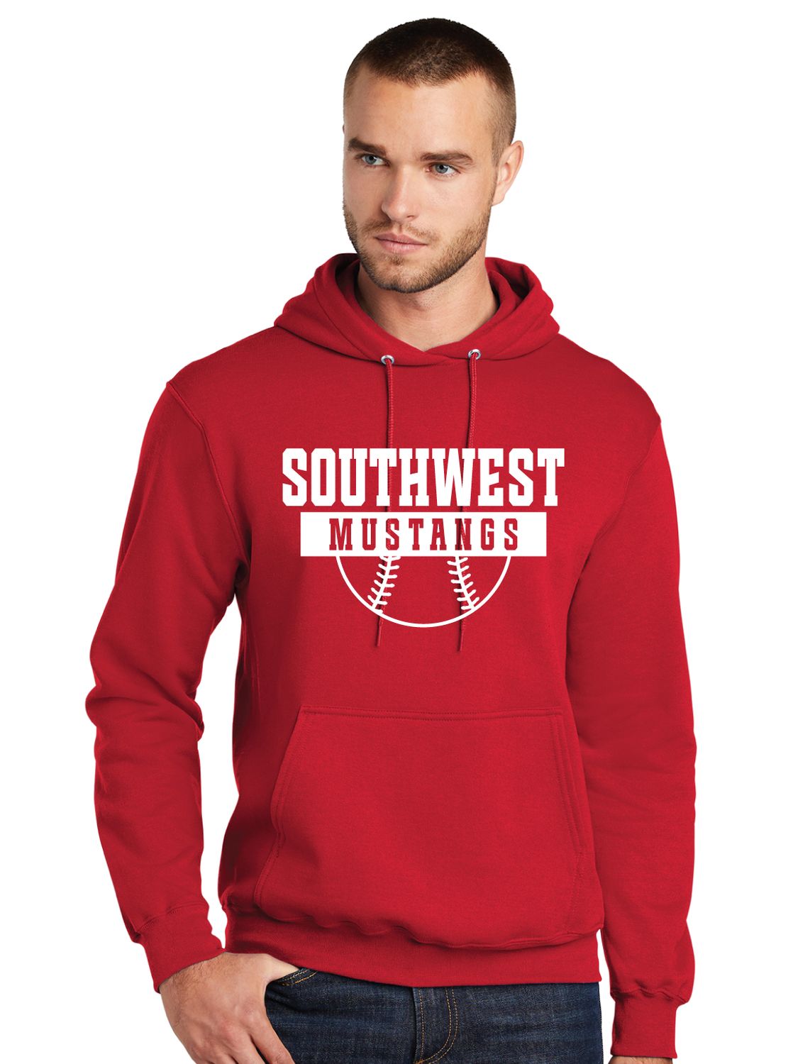 USW Softball - Half Ball - Hoodie