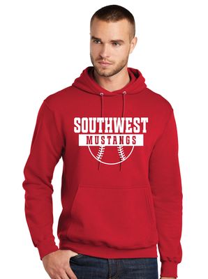 USW Softball - Half Ball - Hoodie