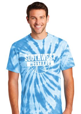 USW Softball - Half Ball - Tie Dye Short Sleeve