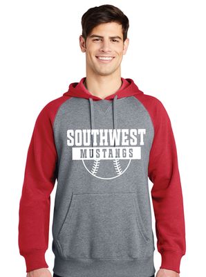 USW Softball - Half Ball - Raglan Hoodie