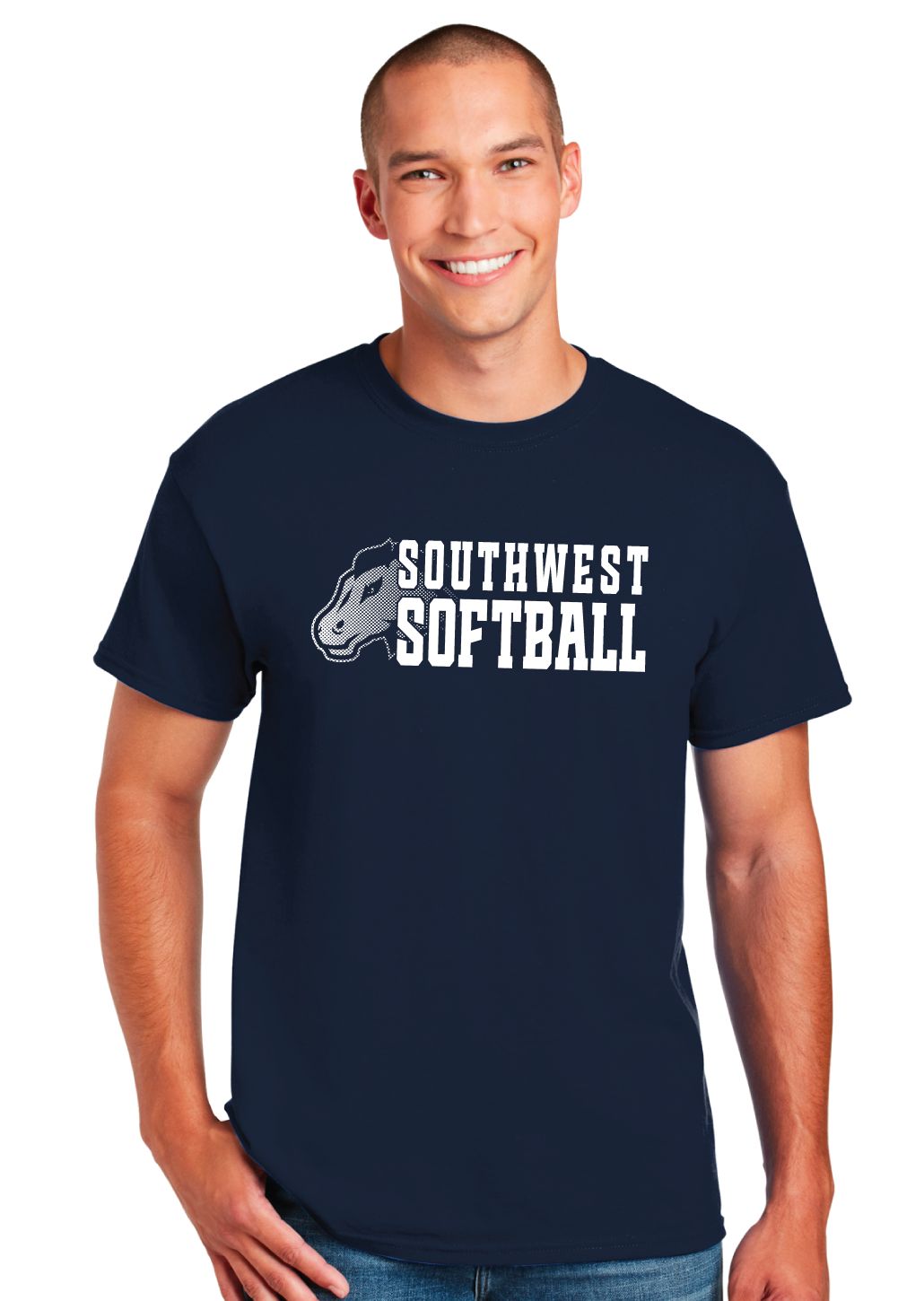 USW Softball - Mustang Fade - Short Sleeve