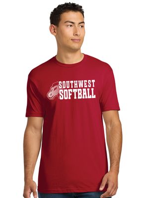USW Softball - Mustang Fade - Next Level Short Sleeve