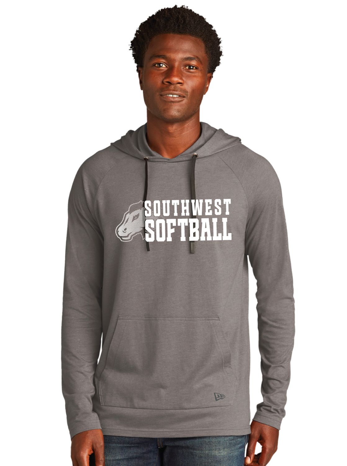 USW Softball - Mustang Fade - Tri Blend Hoodie