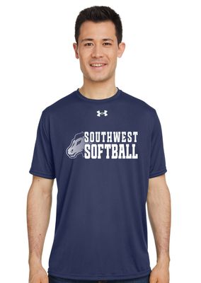 USW Softball - Mustang Fade - Under Armour Team Tech Short Sleeve