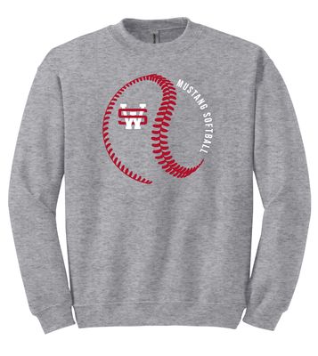 USW Softball - Big Laces - Crew Sweatshirt