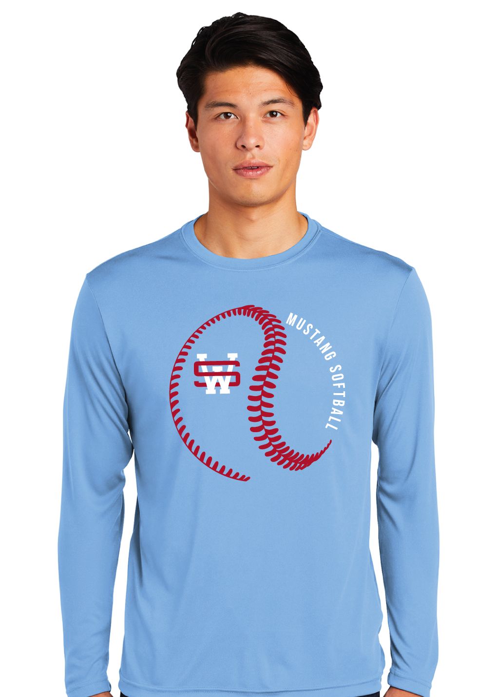 USW Softball - Big Laces - Dri Fit Long Sleeve