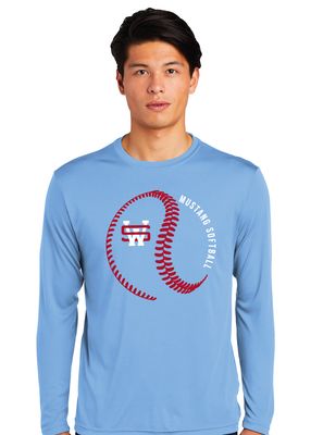 USW Softball - Big Laces - Dri Fit Long Sleeve