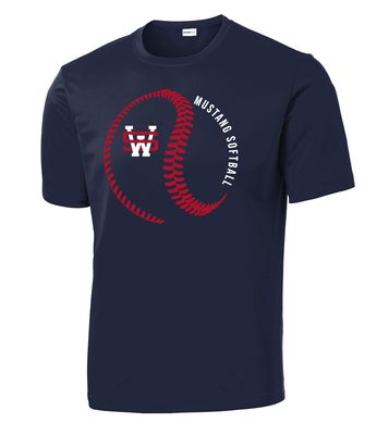 USW Softball - Big Laces - Dri Fit Short Sleeve