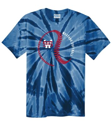 USW Softball - Big Laces - Tie Dye Short Sleeve