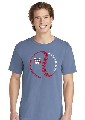 USW Softball - Big Laces - Comfort Colors Short Sleeve