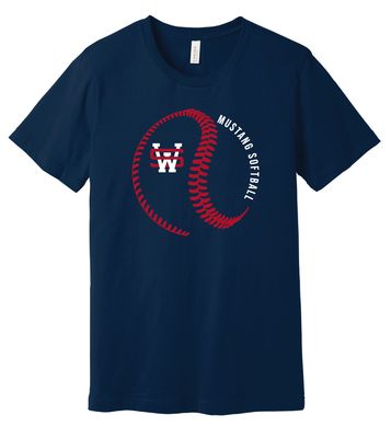 USW Softball - Big Laces - Bella+Canvas Short Sleeve