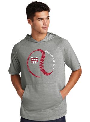 USW Softball - Big Laces - Short Sleeve Hoodie