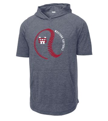 USW Softball - Big Laces - Short Sleeve Hoodie