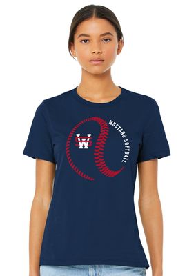 USW Softball - Big Laces - Bella+Canvas Ladies