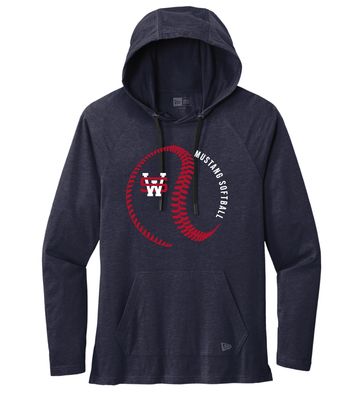 USW Softball - Big Laces - Tri Blend Hoodie