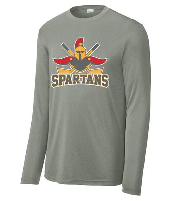 Denton Spartans Hockey - Big Logo - Dri Fit Long Sleeve