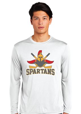 Denton Spartans Hockey - Big Logo - Dri Fit Long Sleeve