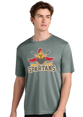 Denton Spartans Hockey - Big Logo - Dri Fit Short Sleeve