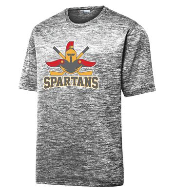 Denton Spartans Hockey - Big Logo - Electric Dri Fit Short Sleeve