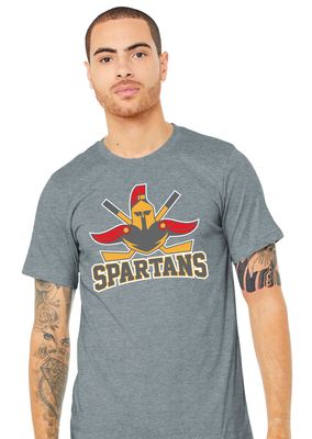 Denton Spartans Hockey - Big Logo - Bella+Canvas Short Sleeve