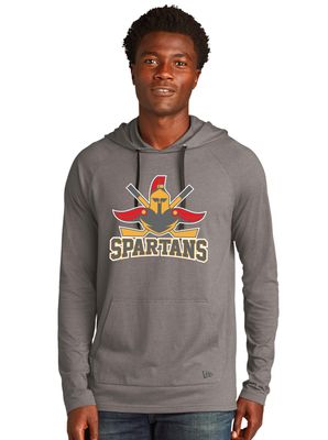 Denton Spartans Hockey - Big Logo - Tri Blend Hoodie