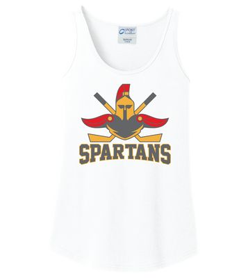 Denton Spartans Hockey - Big Logo - Cotton Tank