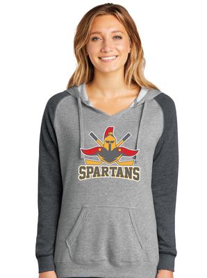 Denton Spartans Hockey - Big Logo - Lightweight Raglan Hoodie