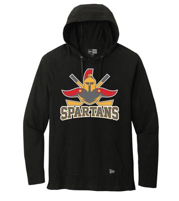 Denton Spartans Hockey - Big Logo - Tri Blend Hoodie