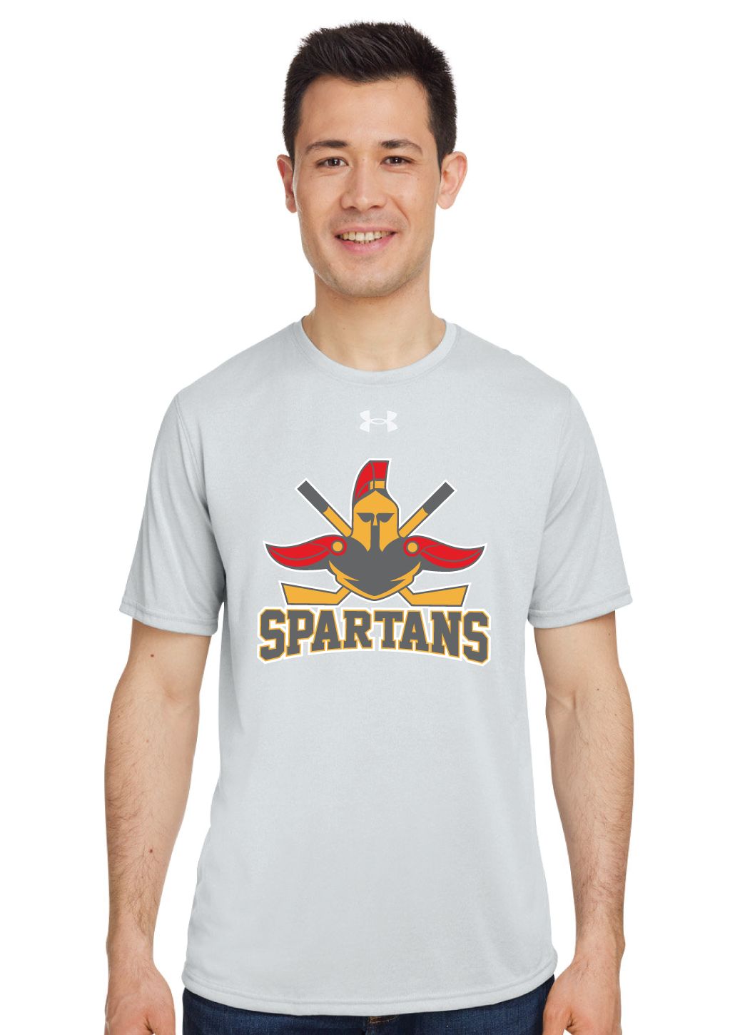 Denton Spartans Hockey - Big Logo - Under Armour Short Sleeve