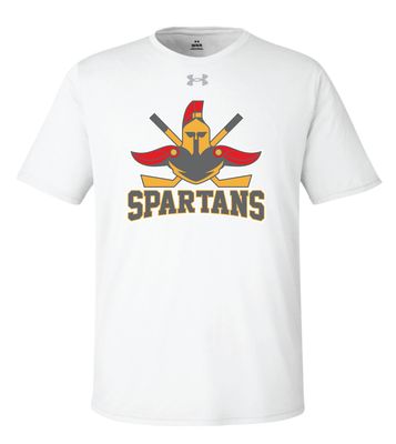 Denton Spartans Hockey - Big Logo - Under Armour Short Sleeve