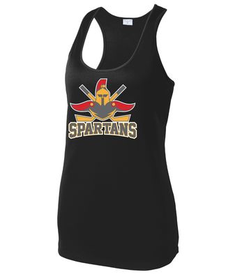 Denton Spartans Hockey - Big Logo - Dri Fit Racerback Tank