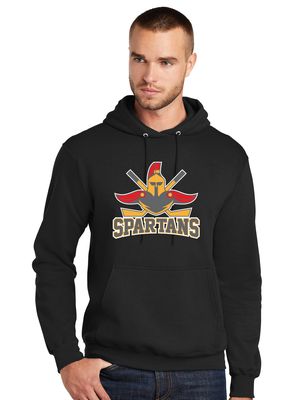 Denton Spartans Hockey - Big Logo - Hoodie