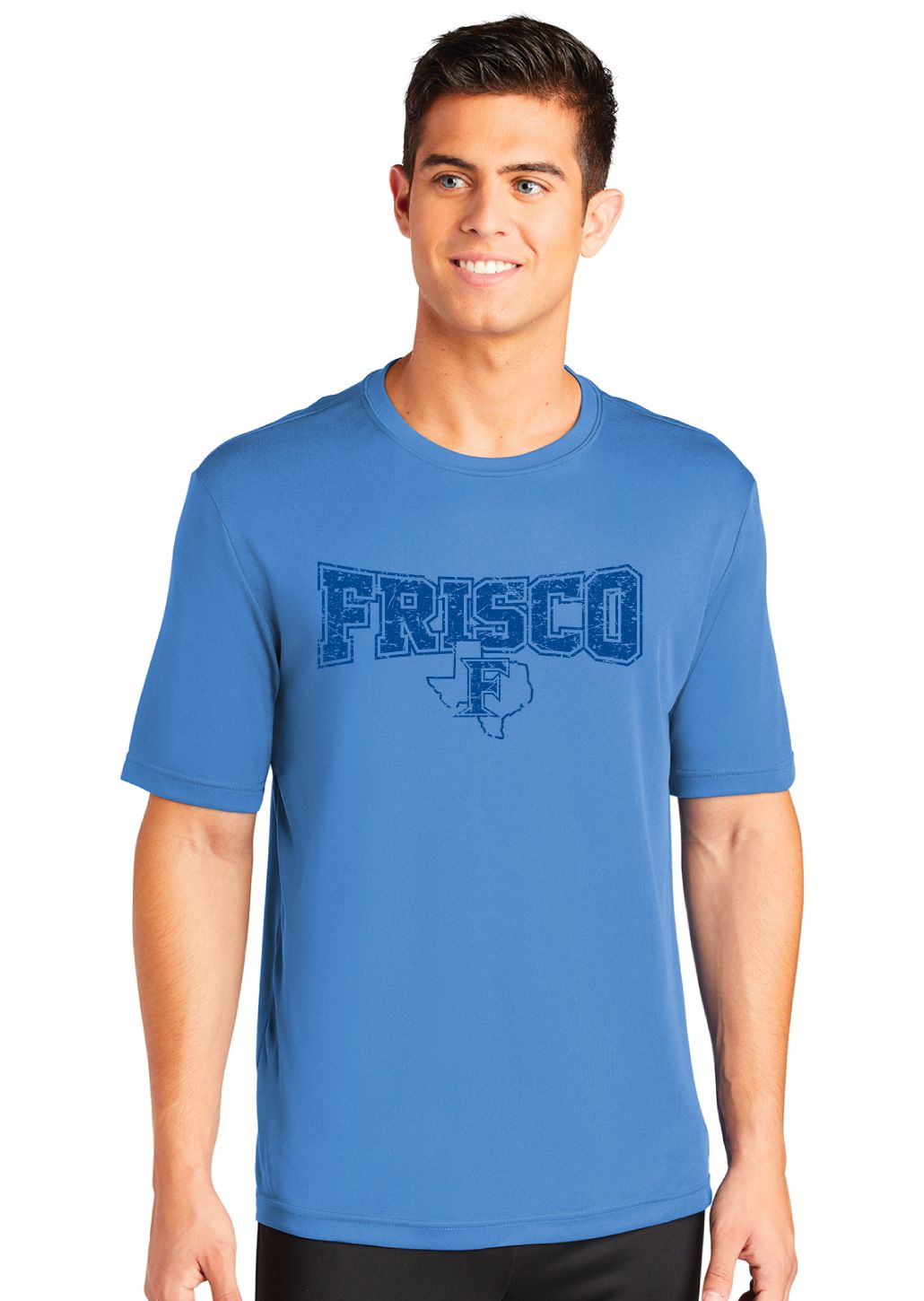 Frisco Football - Distressed Bowtie - Dri Fit Short Sleeve